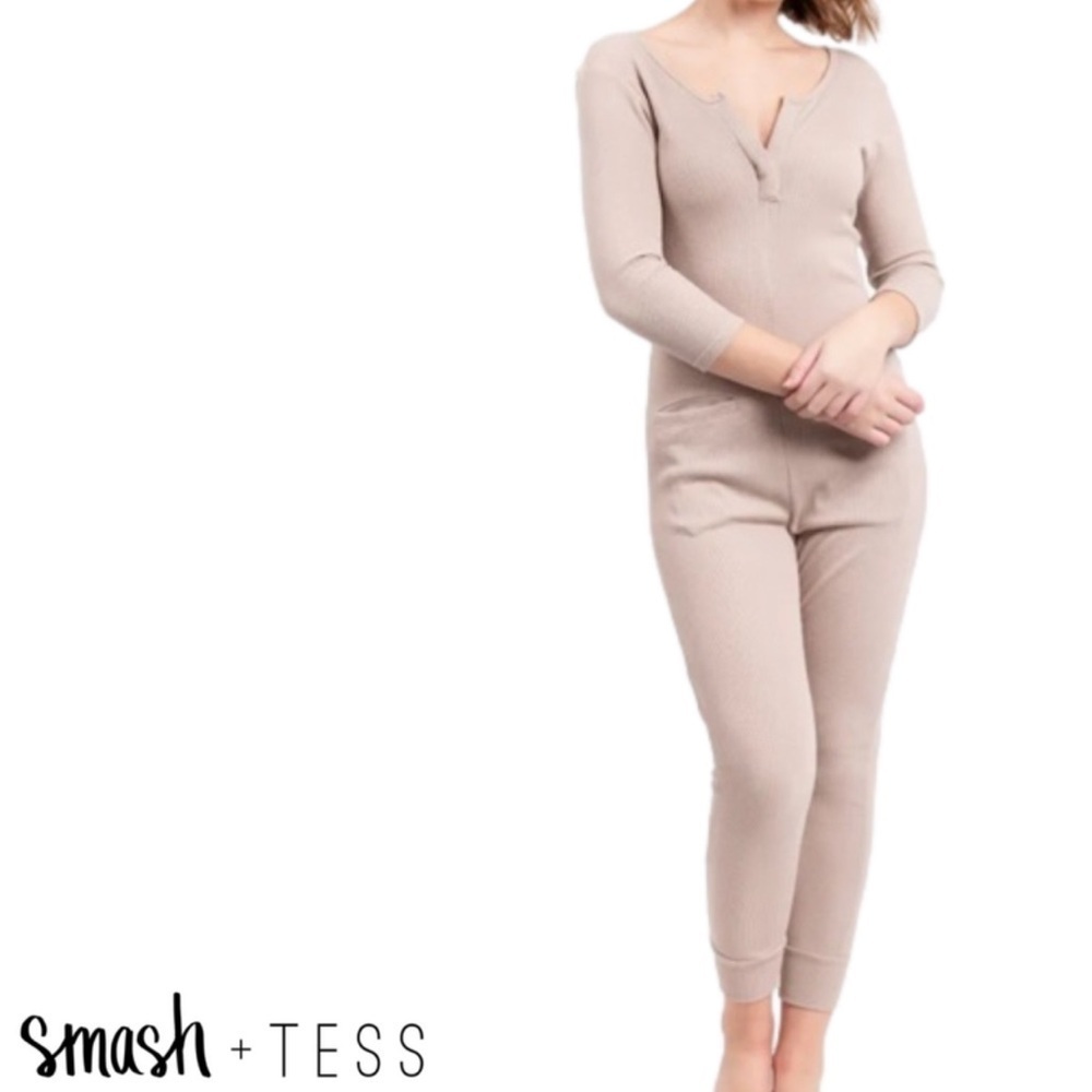 Smash & Tess Coffee Time Waffle Romper